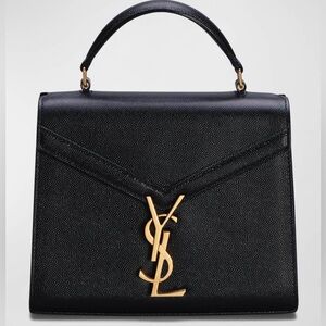 COPY - COPY - Cassandra Mini YSL Top Handle Crossbody Bag in Grained Leather